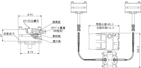 主页 新闻活动     双法兰液位变送器的差压变送器与智能放大板组合